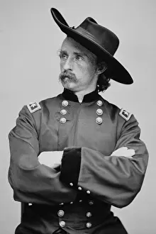 Us Army Prints: Brevet Major General George Armstrong Custer, on April 15, 1865