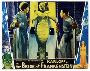 Chains Prints: BRIDE OF FRANKENSTEIN, Ernest Thesinger, Elsa Lanchester, Colin Clive, 1935