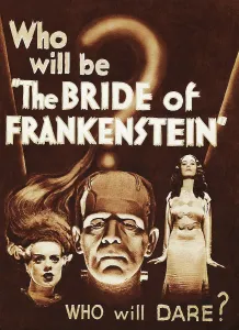Hobson Prints: THE BRIDE OF FRANKENSTEIN, l-r: Elsa Lanchester