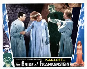 Boris Prints: BRIDE OF FRANKENSTEIN, from left: Colin Clive