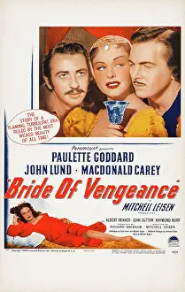 Images Dated 23rd June 2014: BRIDE OF VENGEANCE, US poster art