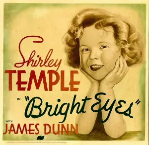 Images Dated 22nd September 2009: BRIGHT EYES, Shirley Temple on jumbo window card