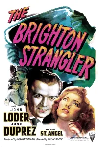 Embracing Prints: THE BRIGHTON STRANGLER, US poster, from left: John Loder, June Duprez, 1945