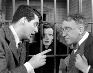 Arguing Prints: BRINGING UP BABY, Cary Grant, Katharine Hepburn, Walter Catlett, 1938