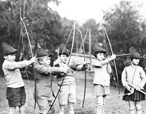 Aristocrats Prints: Britain's Prince Philip, (2nd from left) at an American school at St
