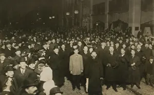Street Prints: British evangelist Gipsy Smith preaching in a poor Pittsburgh neighborhood