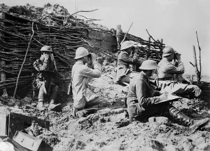 Big Guns Prints: British and French artillery observers during World War 1