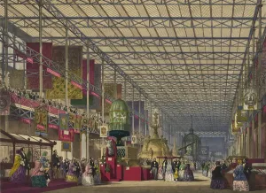 February Prints: The British nave of the Great Industrial Exhibition of 1851