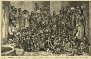 Atlantic Ocean Prints: The British navy intercepted slave ships throughout the 19th century