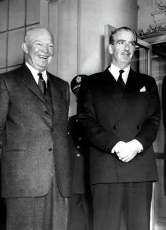 Eisenhower Prints: British Prime Minister Anthony Eden (right)