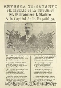 Assassination Prints: Broadside extols the virtues of the Mexican president