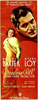 Warner Prints: BROADWAY BILL, from left: Myrna Loy, Warner Baxter, 1934
