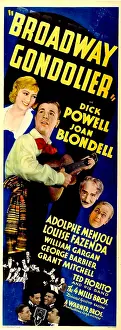 Blondell Prints: BROADWAY GONDOLIER, from top left: Joan Blondell