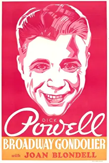 Images Dated 5th March 2013: BROADWAY GONDOLIER, US poster art, Dick Powell, 1935