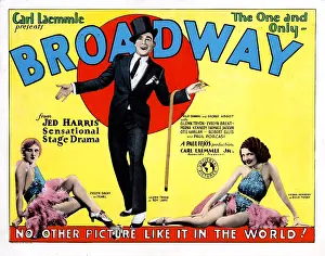 Brent Prints: BROADWAY, from left, Evelyn Brent, Glenn Tryon, Merna Kennedy, 1929
