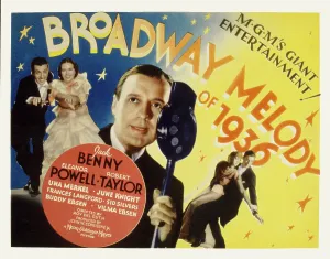 Benny Prints: BROADWAY MELODY OF 1936, Eleanor Powell, Robert Taylor, Jack Benny, 1935