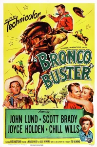 Joyce Prints: BRONCO BUSTER, US poster art from left