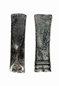 Axes Prints: Bronze axes. Bronze Age. SPAIN