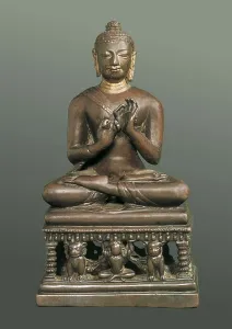 Hindus Prints: Bronze Buddha. 8th c. Hindu art