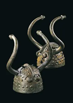Insideseurope Prints: Bronze helmets. Bronze Age. Decorative Arts