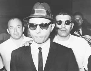 Arrested Prints: Brooklyn mobster Larry Gallo, arrives at Brooklyn federal court on August 22, 1963