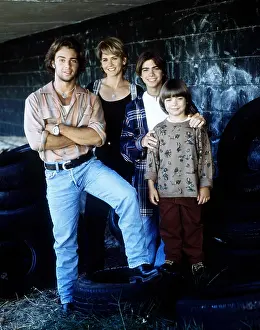 1990s Tv Prints: BROTHERLY LOVE, from left, Joey Lawrence