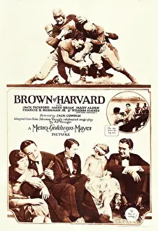 Football Uniform Prints: BROWN OF HARVARD, bottom l-r: Mary Brian