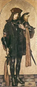 Valles Occidental Prints: BRU, Ayne ( -1510). Warrior Saint