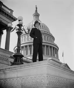 Public Relations Prints: Bruce Barton at the U.S. Capitol, ca