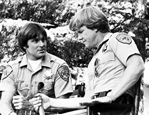 Wilcox Prints: Bruce Jenner as Officer Steve McLeish and Larry Wilcox as Jon Baker on CHiPs