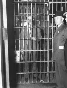 Kidnappings Prints: Bruno Hauptmann after his arrest as the receiver of the Lindbergh ransom money