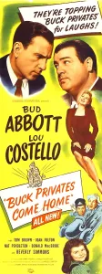Images Dated 5th August 2009: BUCK PRIVATES COME HOME, top from left: Bud Abbott