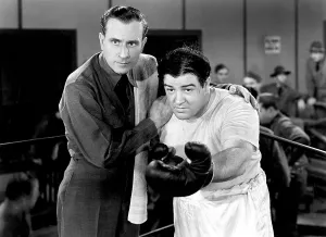 Towel Prints: BUCK PRIVATES, from left: Bud Abbott, Lou Costello, 1941