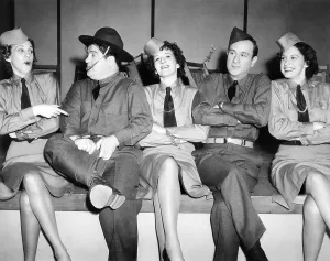 Patty Prints: BUCK PRIVATES, from left: Patty Andrews