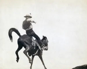 Images Dated 7th October 2008: Bucking Bronco. Ned Coy, a famous Dakota cowboy
