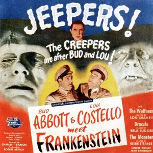 Horror Prints: BUD ABBOTT & LOU COSTELLO MEET FRANKENSTEIN