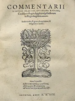 Humanist Prints: BUDE, Guillaume (1467-1540). French humanist