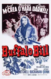 Joel Prints: BUFFALO BILL, US poster, top from left: Maureen O'Hara