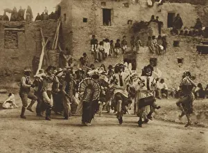 Dance Prints: BUFFALO DANCE AT HANO, 1921, by Edward S