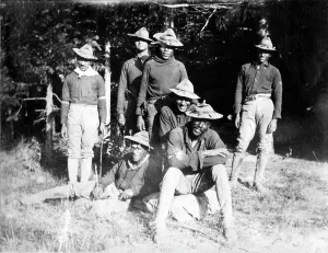 Images Dated 30th December 2008: Buffalo soldiers of the 25th Infantry or the 9th Cavalry