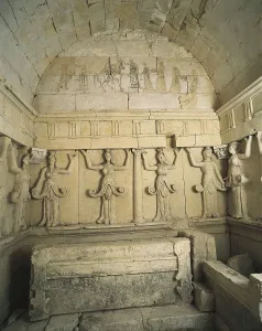 Insideseurope Prints: BULGARIA. RUSE. Sveshtari. Thracian Tomb of Sveshtari (3rd c)