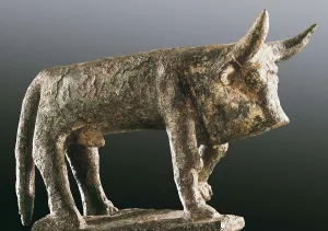 Balearic Prints: Bull. 1300 -100 BC. Bronze Age