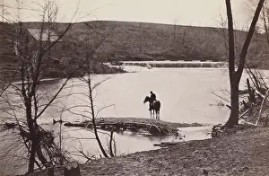 Winter Prints: Bull Run River in March 1862, 8 months after the First Battle of Bull Run (First Manassas)