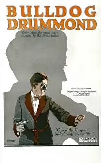 Jacket Prints: BULLDOG DRUMMOND, Carlyle Blackwell, 1922