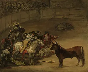 Bull Prints: Bullfight, by Francisco Goya, 1824