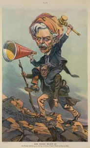 Lcgr1116 Prints: SOME BURDEN, BELIEVE US, by Udo Keppler, published in PUCK, May 7, 1913