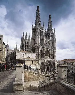 Castilla Y Leon Prints: Burgos Cathedral of St. 1221-1568