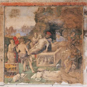 Square Image Prints: Burial of Sts Valerian and Tiburtius