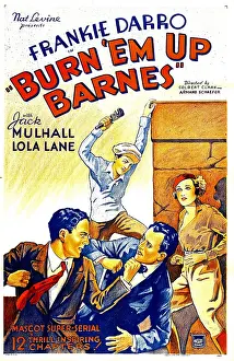 Frankie Prints: BURN EM UP BARNES, Frankie Darro