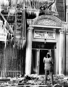Militants Prints: Burned out Nation of Islam Mosque No